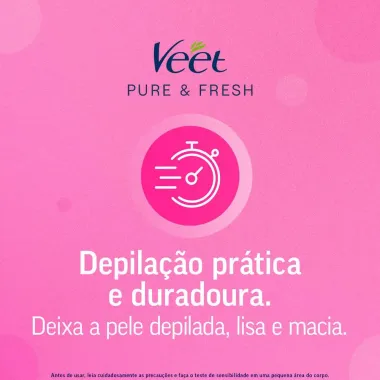 Folhas para Depila&ccedil;&atilde;o Facial Veet Pure & Fresh 16 Unidades
