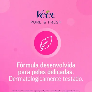Folhas para Depila&ccedil;&atilde;o Facial Veet Pure & Fresh 16 Unidades
