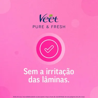 Folhas para Depila&ccedil;&atilde;o Facial Veet Pure & Fresh 16 Unidades