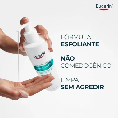 Gel de Limpeza Concentrado Eucerin DermoPure Clinical Peles Oleosas e Acneicas 400g