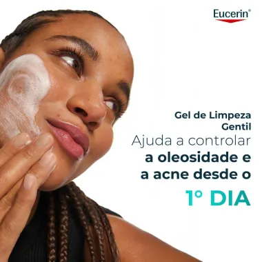 Gel de Limpeza Facial Antiacne Eucerin Dermo Pure Oil Control 400g