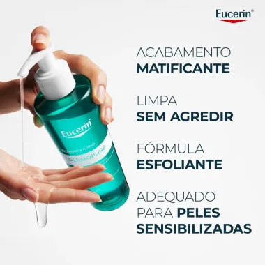 Gel de Limpeza Facial Antiacne Eucerin Dermo Pure Oil Control 400g