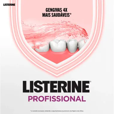 Antisséptico Bucal Listerine Profissional Gengiva Expert Sabor Menta Fresca Sem Álcool 250ml