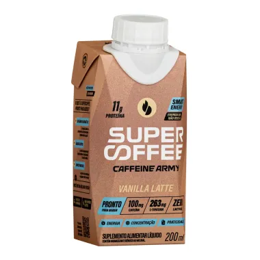 Supercoffe Caffeine Army Sabor Vanilla Latte com 11g de Proteína 200ml