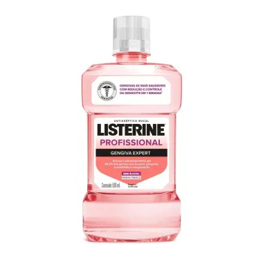 Enxaguante Bucal Listerine Gengiva Expert Zero Álcool Menta Fresca 500ml
