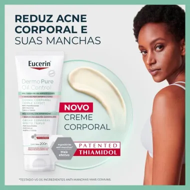 Eucerin DermoPure Oil Control Creme Corporal Efeito Triplo 200ml
