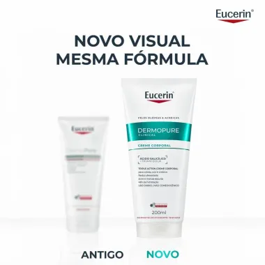 Eucerin Dermopure Creme Corporal Efeito Triplo 200ml