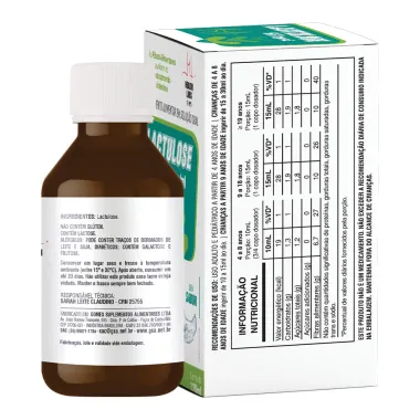 Lactulose 667mg/ml Health Labs Sem Sabor 120ml