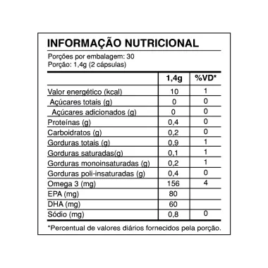 &Ocirc;mega 3 Kids Health Labs EPA DHA Uso Infantil 60 C&aacute;psulas Mastig&aacute;veis