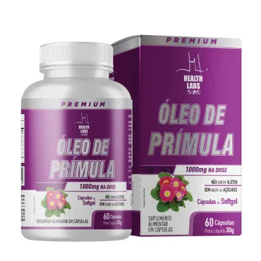 &Oacute;leo de Pr&iacute;mula 1000mg com 60 C&aacute;psulas de Softgel