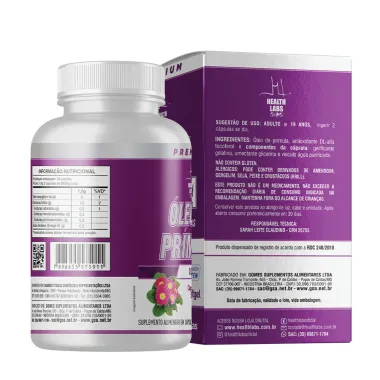 &Oacute;leo de Pr&iacute;mula 1000mg com 60 C&aacute;psulas de Softgel
