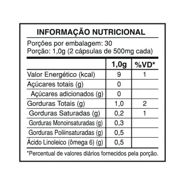 &Oacute;leo de Pr&iacute;mula 1000mg com 60 C&aacute;psulas de Softgel
