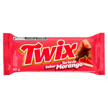 Chocolate Twix Sabror Torta de Morango 40g