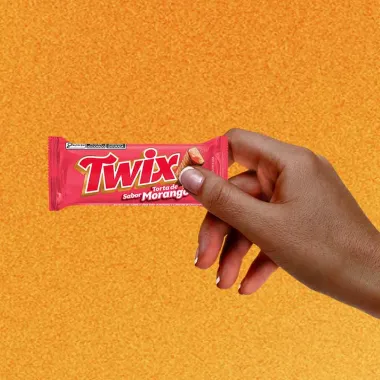 Chocolate Twix Sabor Torta de Morango 40g