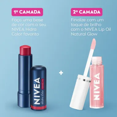 Lip Oil Labial Natural Glow Nivea 5,5ml