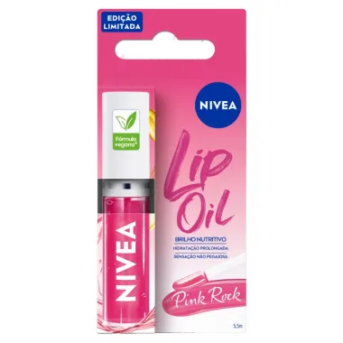 Lip Oil Labial Pink Rock Nivea 5,5ml