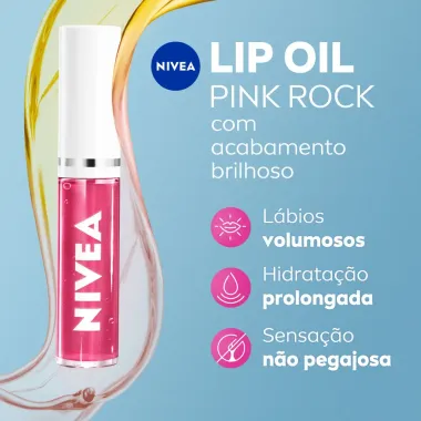 Lip Oil Labial Pink Rock Nivea 5,5ml