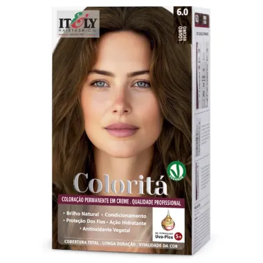 Coloração Itely Coloritá em Creme Cor Louro Escuro 6.0