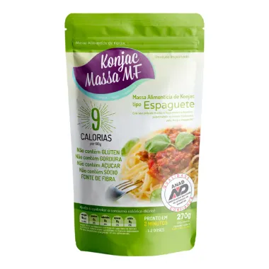 Konjac Massa MF Alimentícia Tipo Espaguete 270g