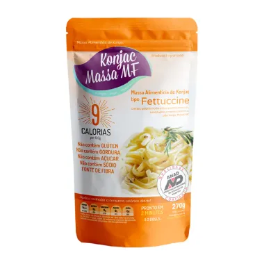 Konjac Massa MF Alimentícia Tipo Fettuccinne 270g