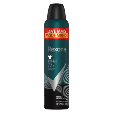 Antitranspirante Aerosol Rexona Men Invisible 250ml