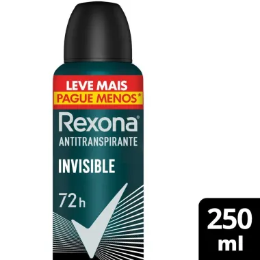 Antitranspirante Aerosol Rexona Men Invisible 250ml