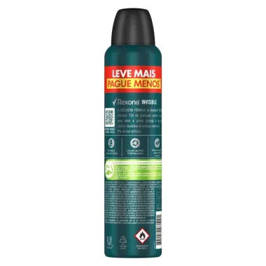 Antitranspirante Aerosol Rexona Men Invisible 250ml