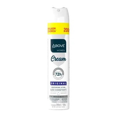 Desodorante Above Women Cream Original Invisible 200ml
