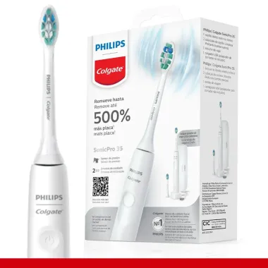 Escova de Dente El&eacute;trica Philips Colgate Sonic PRO 35 Recarreg&aacute;vel 1 Unidade
