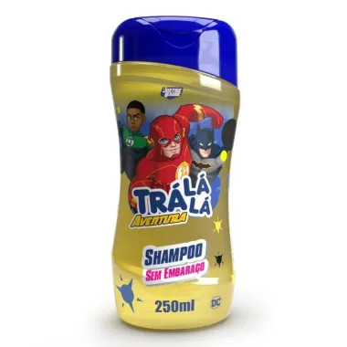 Shampoo Trá Lá Lá Aventura Liga da Justiça Sem Embaraço 250ml