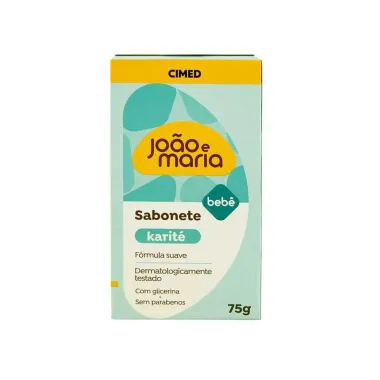 Sabonete em Barra Glicerina Cimed Beb&ecirc; Jo&atilde;o e Maria Karit&eacute; 75g