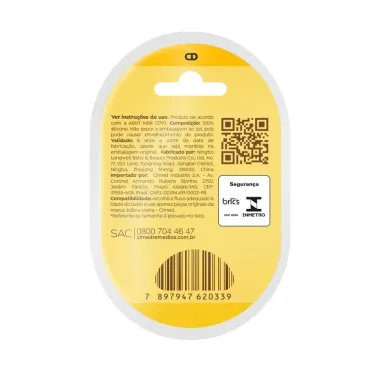 Bico de Mamadeira Cimed João e Maria Fluxo Médio 3+ Meses  1 Unidade