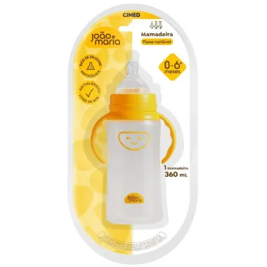 Mamadeira Jo&atilde;o e Maria Fluxo Vari&aacute;vel de 0 a 6 Meses 360ml