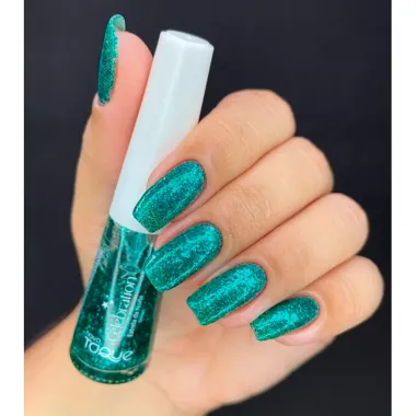 Esmalte Novo Toque Celebration Glitter Cor Estrela da Noite 8ml