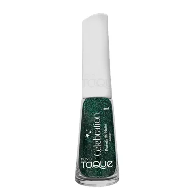 Esmalte Novo Toque Celebration Glitter Cor Estrela da Noite 8ml