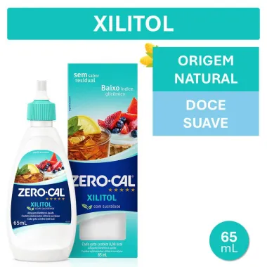 Adoçante Zero Cal Xilitol com Sucralose 65ml