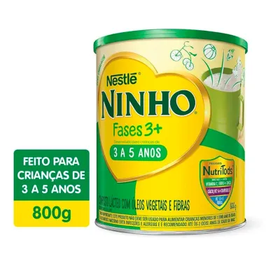 Ninho 3+ Fases Nutri Pré Escolar 800g