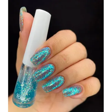 Esmalte Novo Toque Celebration Glitter Cor Esplendor 8ml