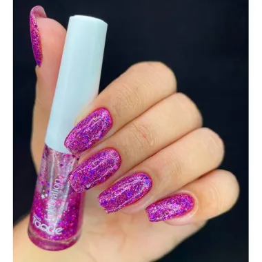 Esmalte Novo Toque Celebration Glitter Cor Diva 8ml