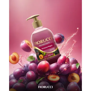 Sabonete Líquido Fiorucci Ameixa Negra 500ml
