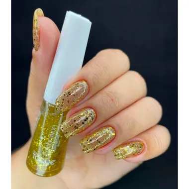 Esmalte Novo Toque Celebration Glitter Cor Noite de Gala 8ml