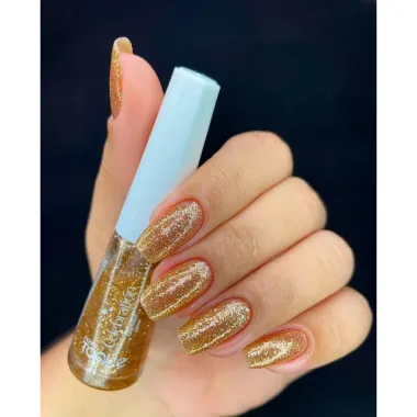 Esmalte Novo Toque Celebration Glitter Cor Glamour 8ml