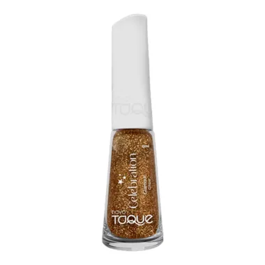 Esmalte Novo Toque Celebration Glitter Cor Glamour 8ml