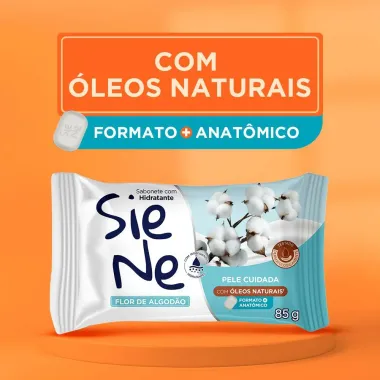 Sabonete Perfumado em Barra Siene Flor de Algod&atilde;o 85g