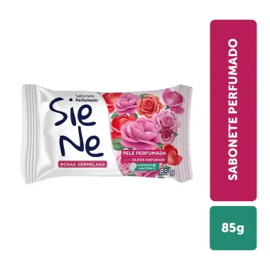 Sabonete Perfumado em Barra Siene Rosas Vermelhas 85g