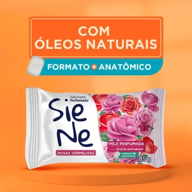 Sabonete Perfumado em Barra Siene Rosas Vermelhas 85g