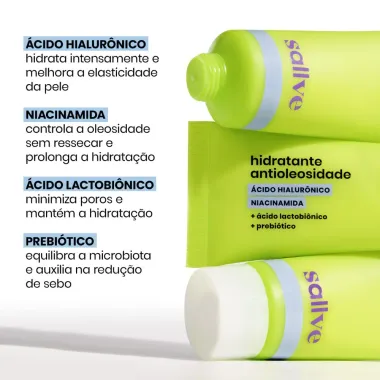 Hidratante Antioleosidade Sallve 40g