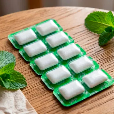 Chiclete Flics Sabor Hortel&atilde; 17g