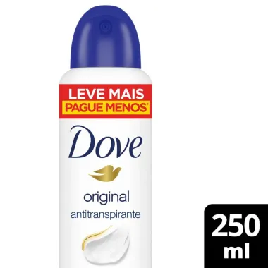 Desodorante Antitranspirante Aerosol Dove Original 250ml Leve Mais Pague Menos