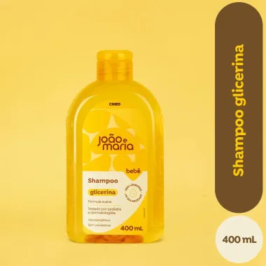 Shampoo Beb&ecirc; Jo&atilde;o e Maria Glicerina 400ml